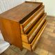 Commode vintage bois et cannage