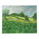 Peinture ancienne paysage champêtre