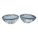 Pair of Villeroy & Boch bowls – Floral decoration – Perfect condition