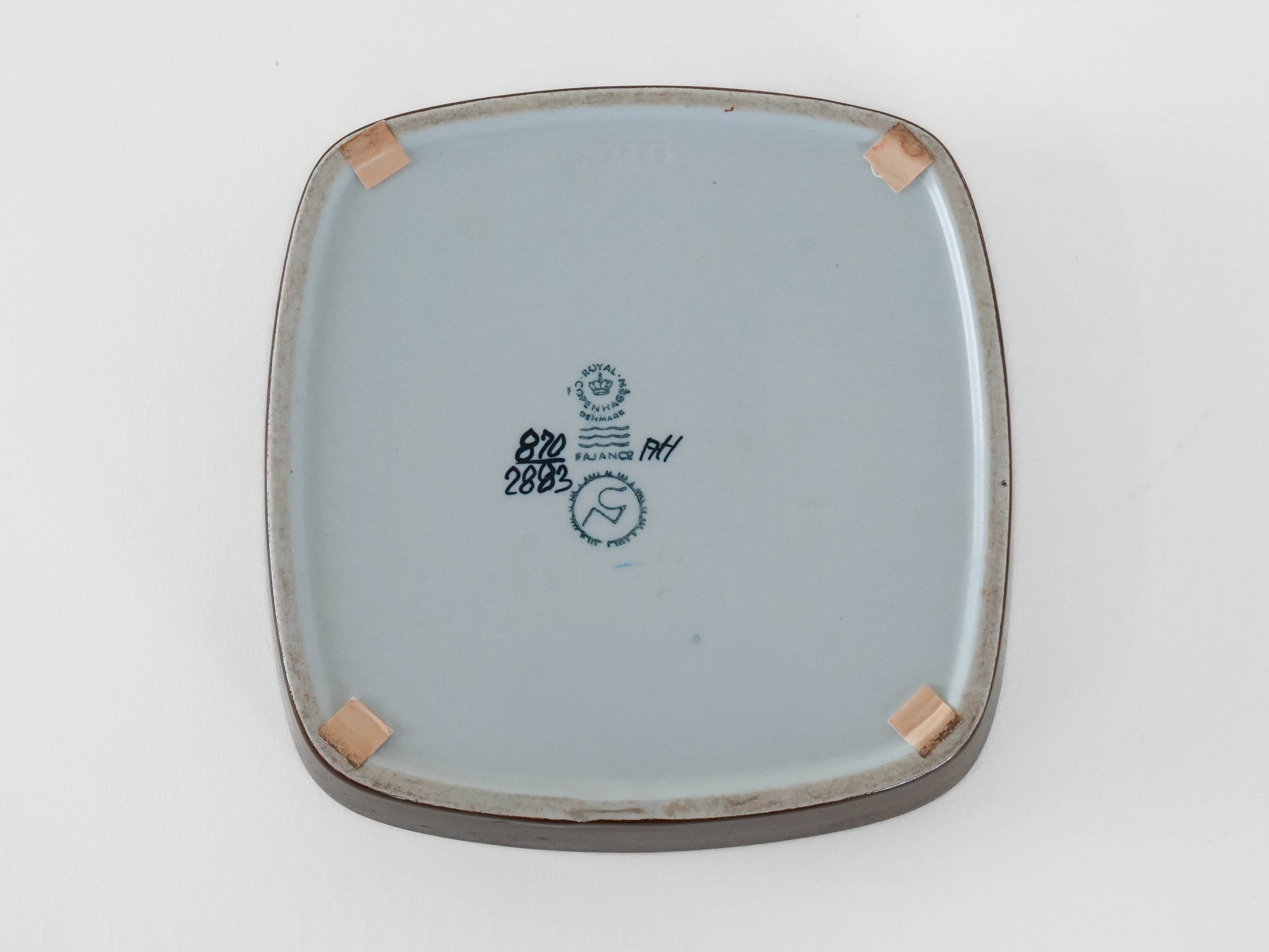 Bol en céramique Baca, design danois, années 1970, fabricant : Royal Copenhagen, Danemark