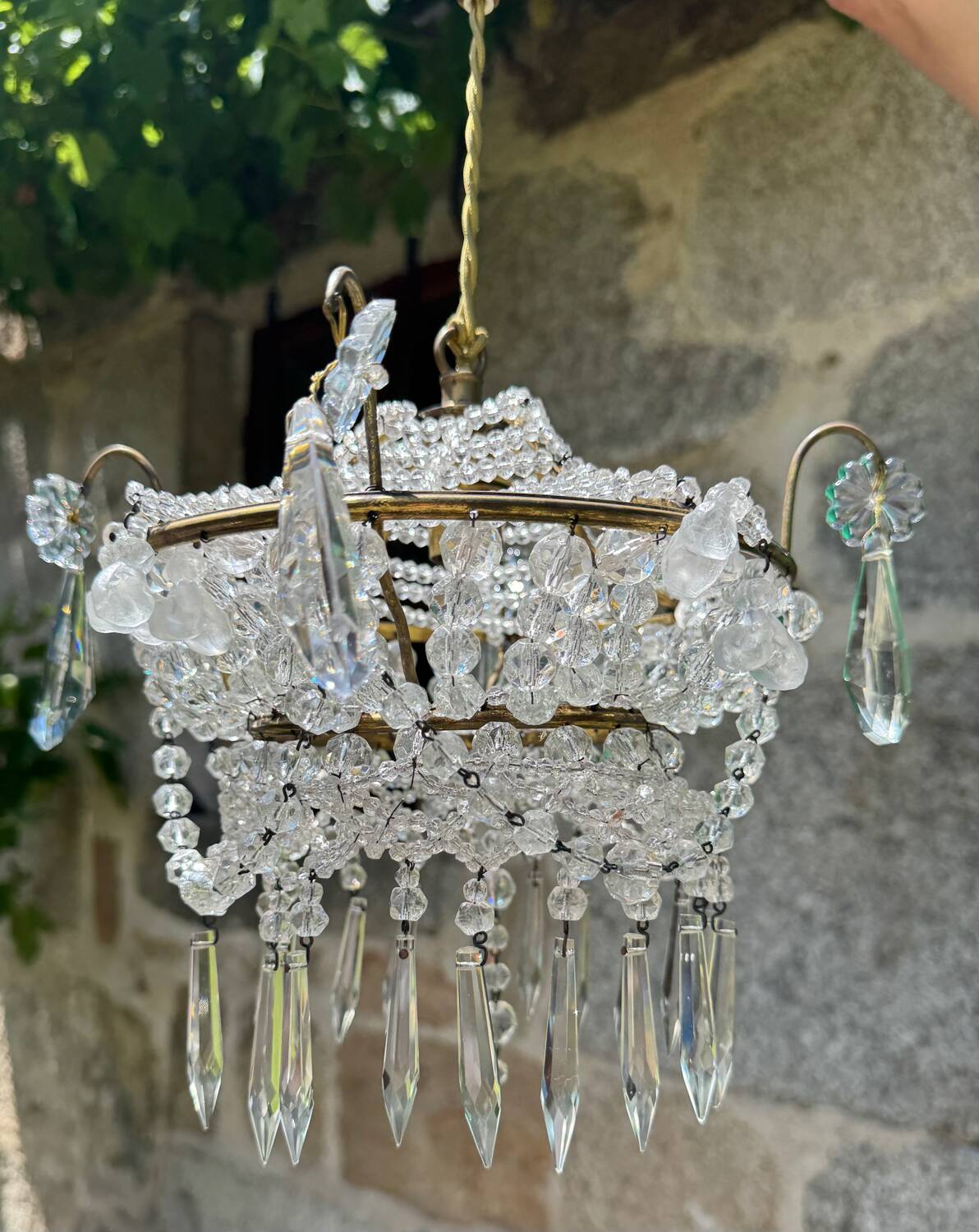 Antique chandelier from the 1930s