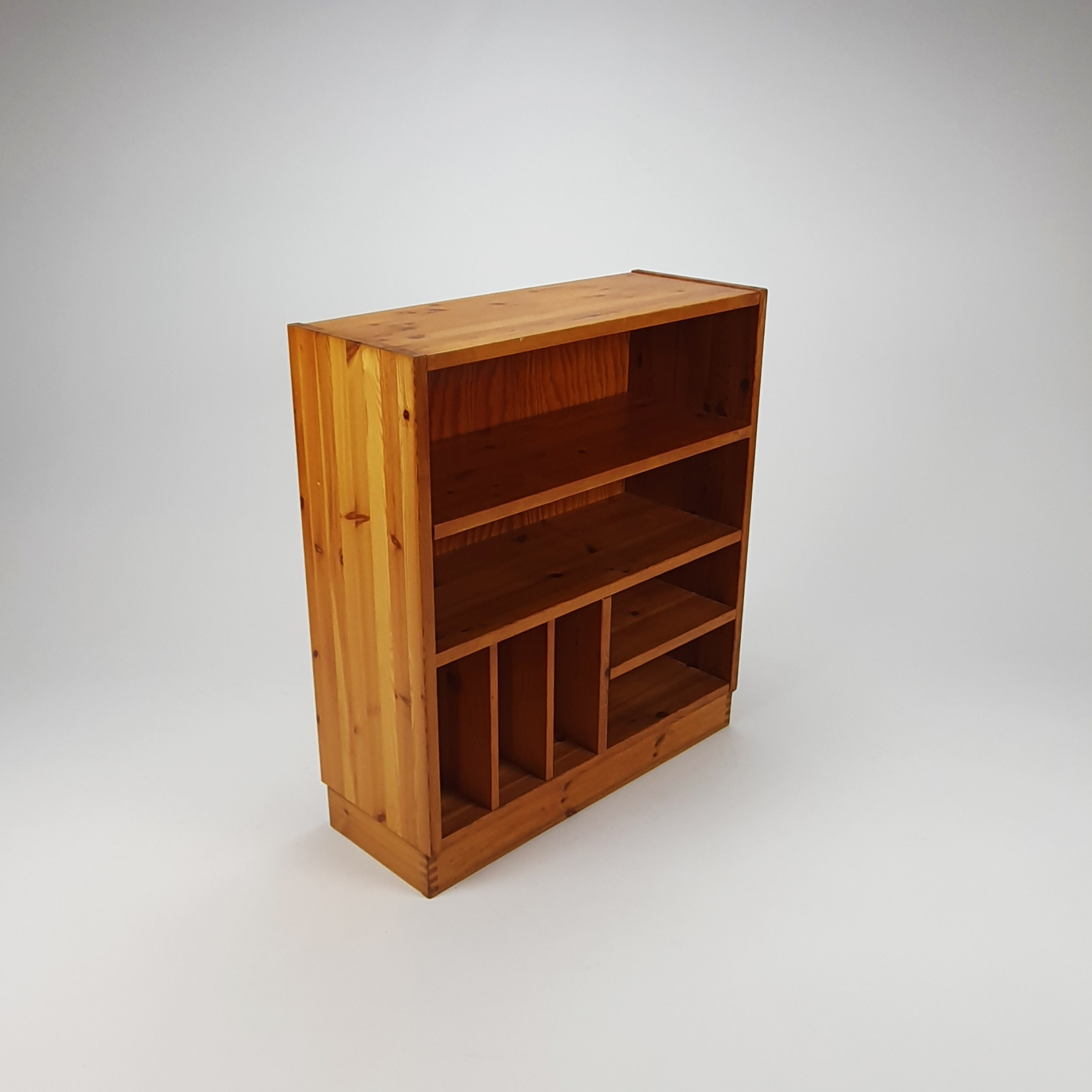 Maison Regain Style Pine Audio Cabinet, 1970s
