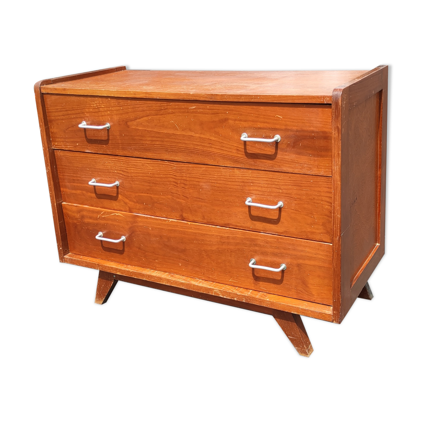 Commode vintage pieds compas