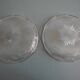 Val St Lambert crystal coasters for bottles