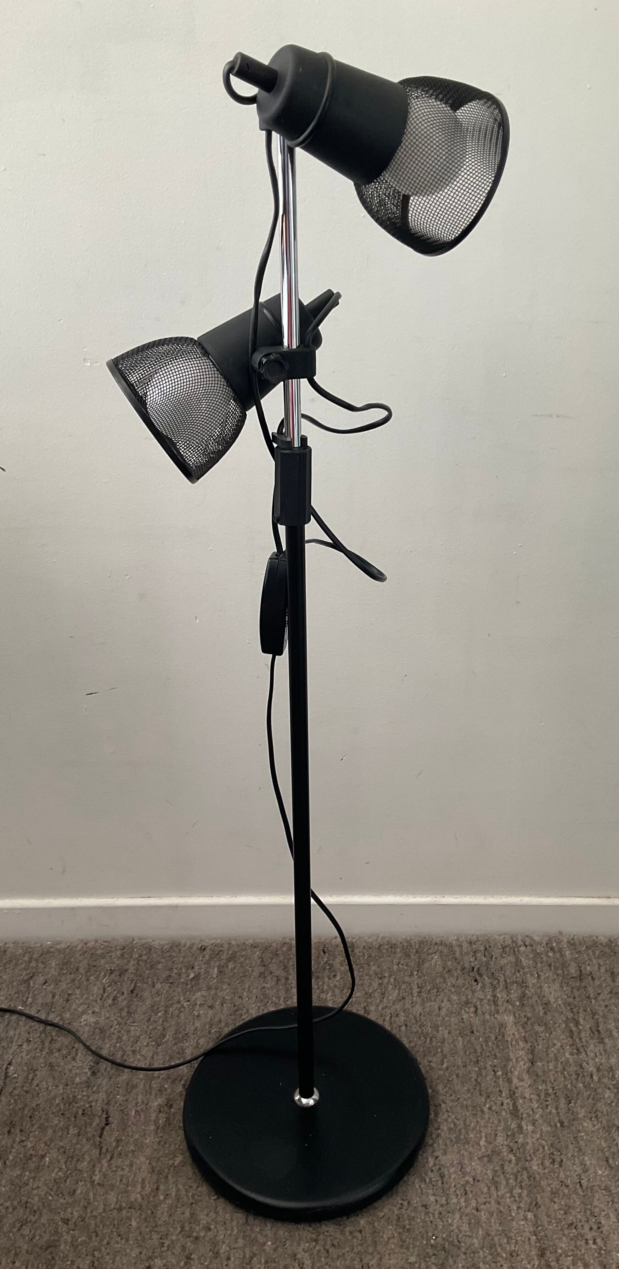 DBGM floor lamp 2 spots 70s-80s