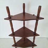 Vintage wooden corner shelf