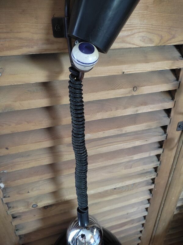 Suspension réglable globe métal industriel ancien  dp 0522028