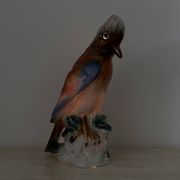 Lampe à parfum vintage en porcelaine oiseau, années 1950
