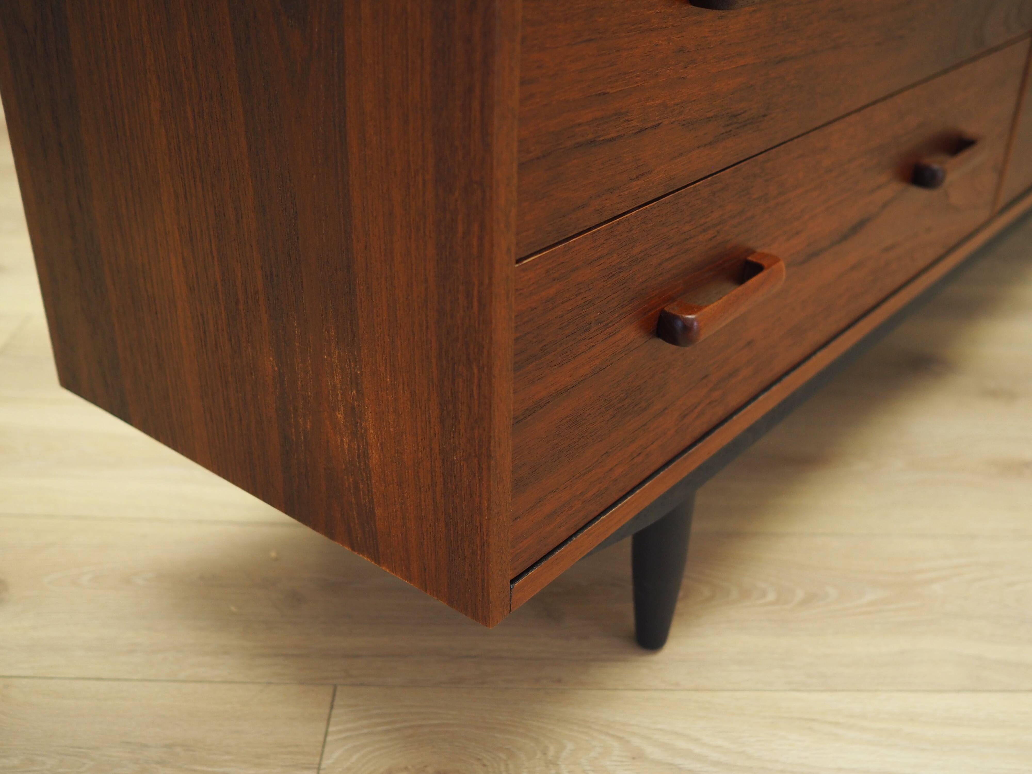 Danish teak chest of drawers, 1970s