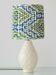 Art Deco pineapple table lamp by Charles Catteau with new Ikat silk shade, 1920s.