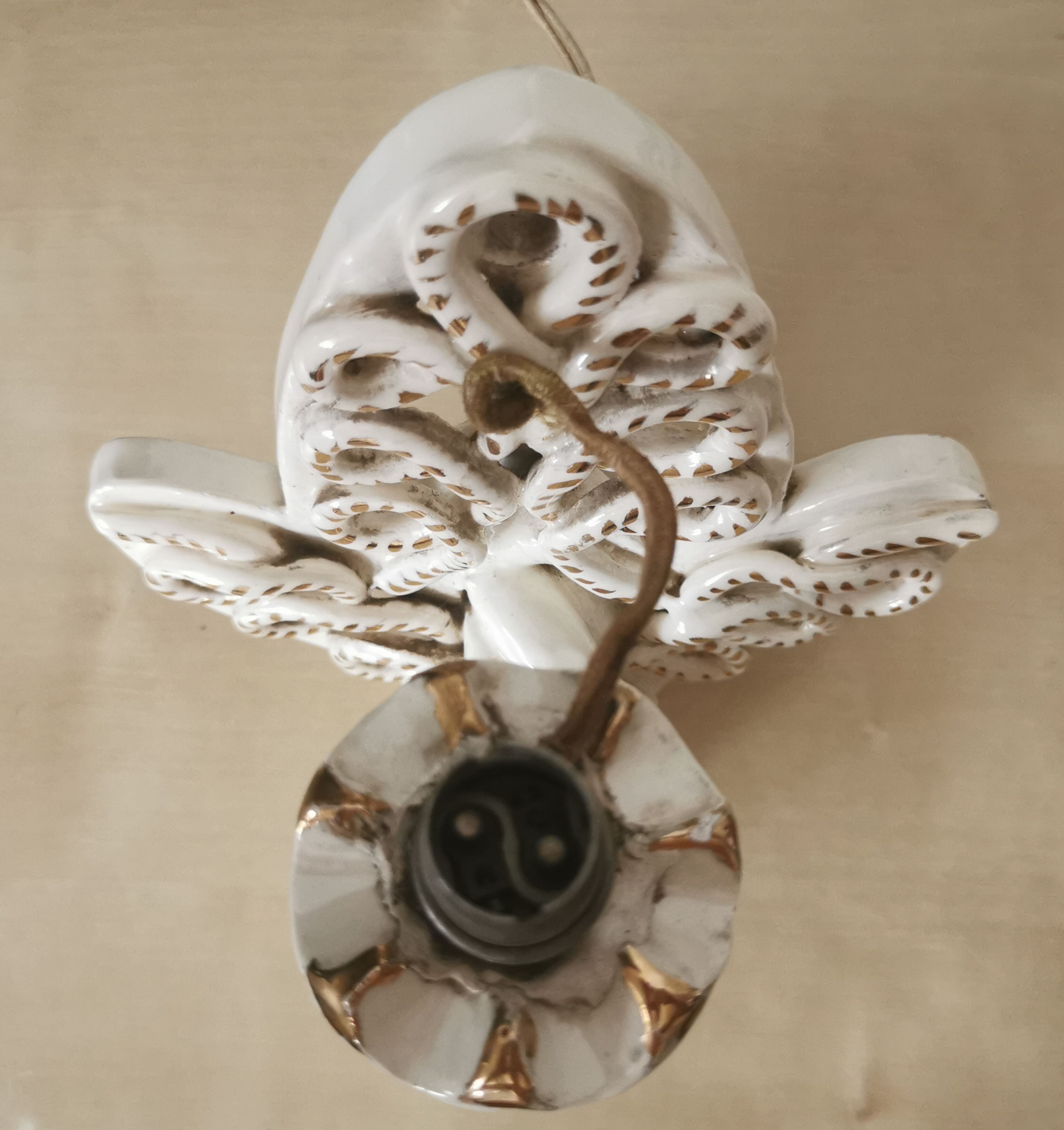 Twisted Vallauris wall sconce