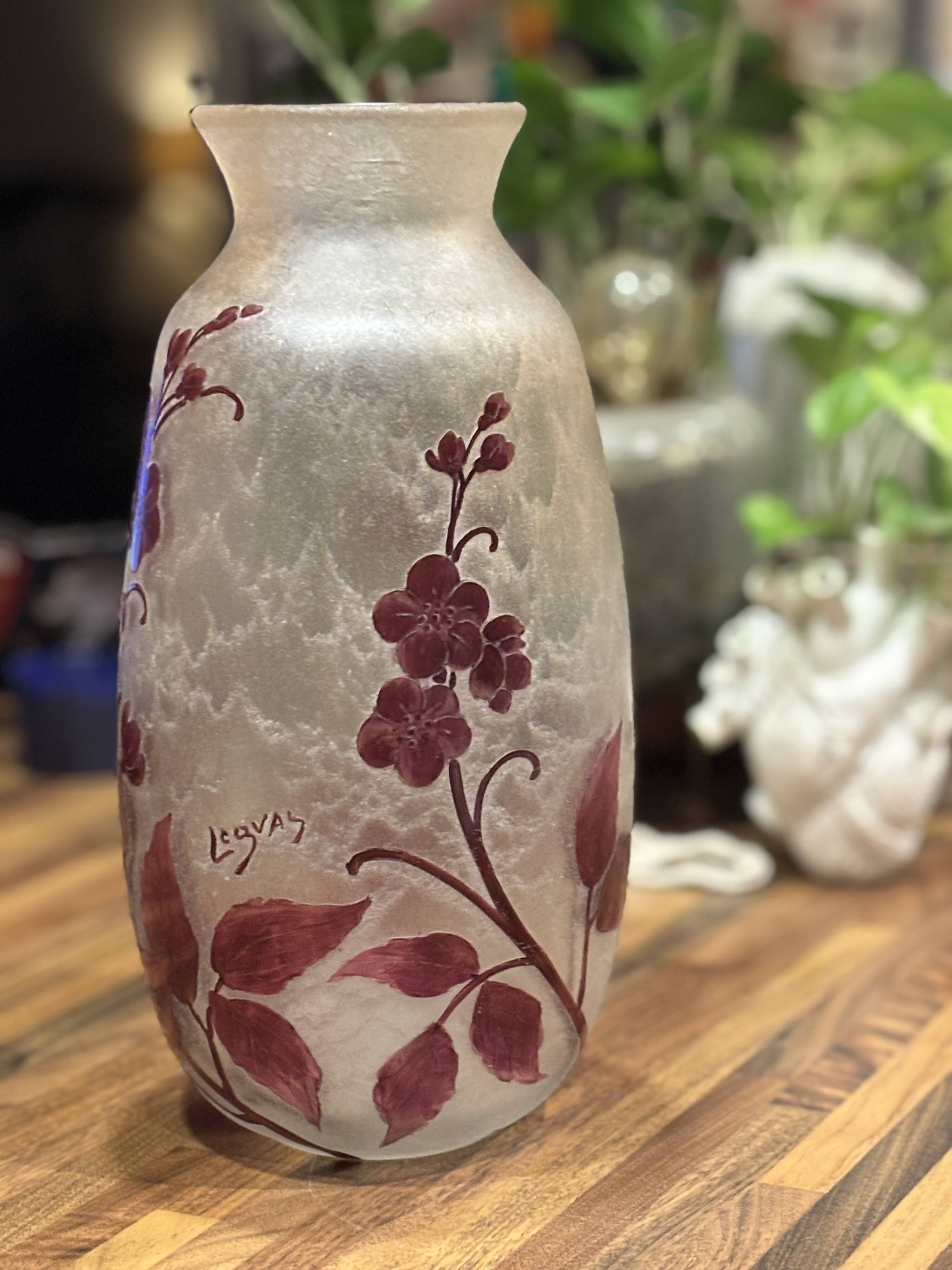 Collectible vase signed legras (1839/1916)