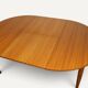 Table à manger extensible vintage en teck – années 1960
