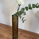 Vintage shell casing vase