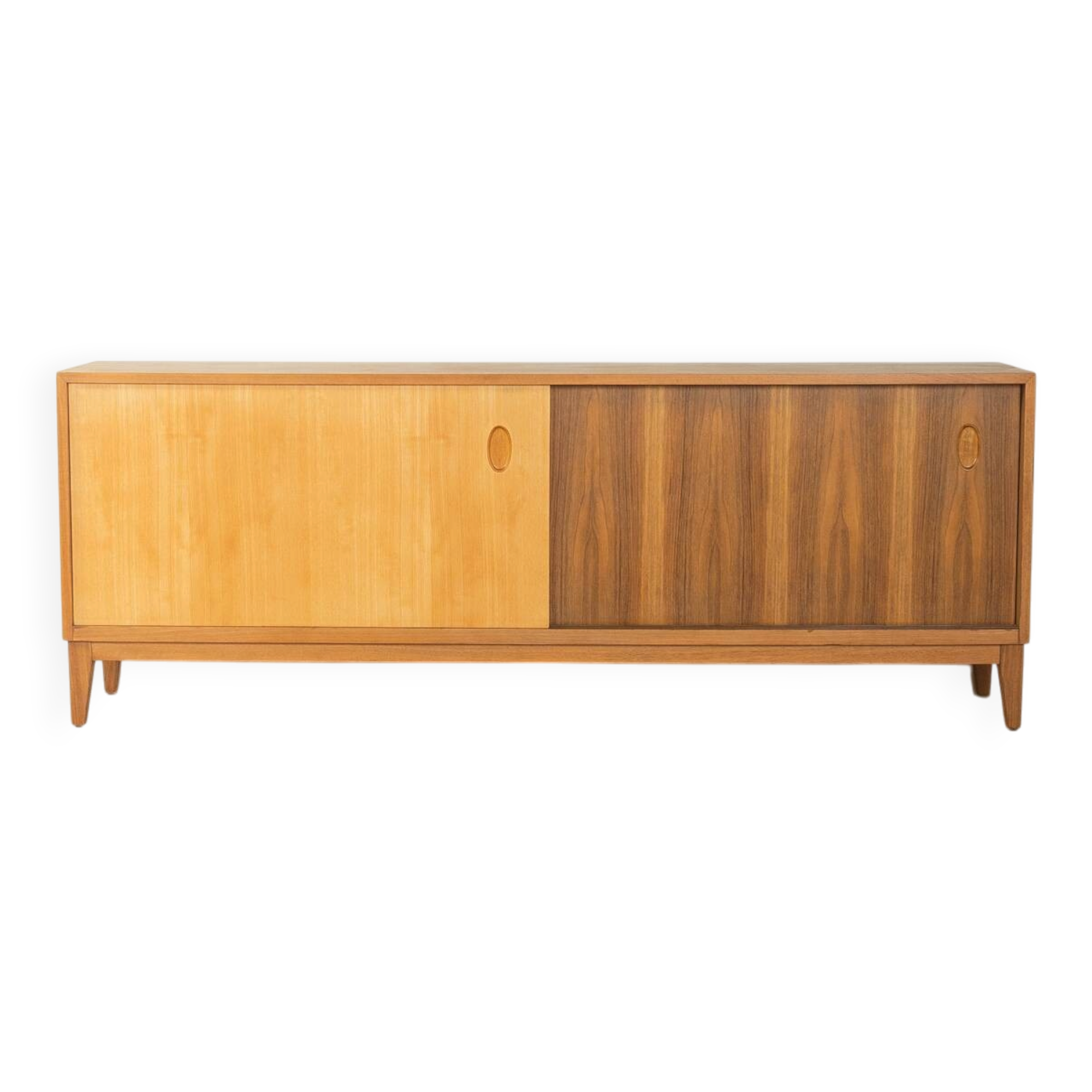 Classic sideboard Type 9F from the 1950s by WK Möbel, "Architekt-Satink" series
