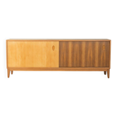 Classic sideboard Type 9F from the 1950s by WK Möbel, "Architekt-Satink" series