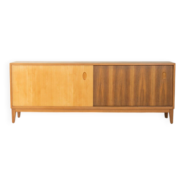 Classic sideboard Type 9F from the 1950s by WK Möbel, "Architekt-Satink" series