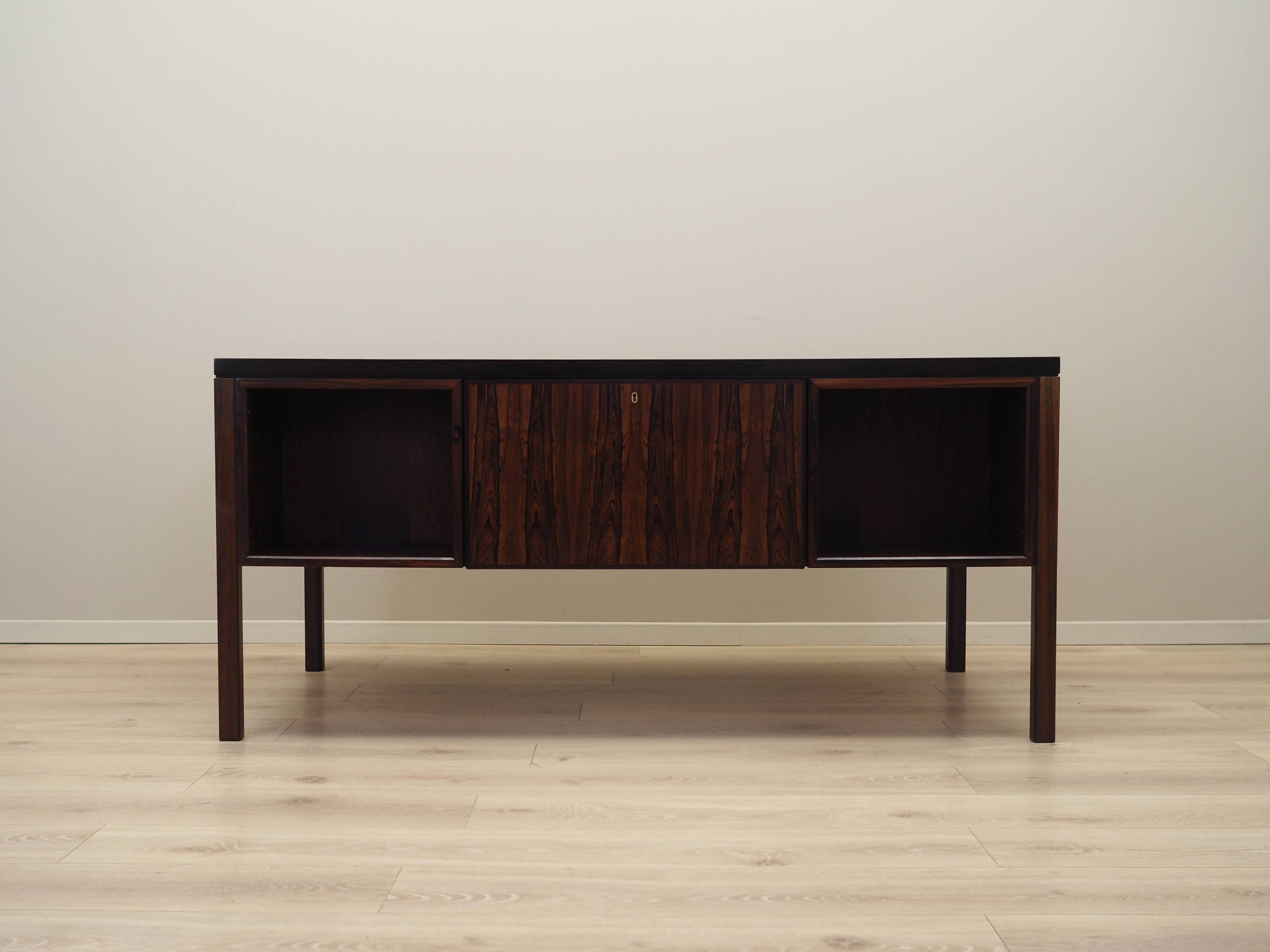 Rosewood desk, Danish design, 1970s, made by Omann Jun