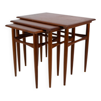 Deposit tables - Teak wood - Danish furniture architect - 1960