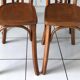 4 chaises bistrot années 50 type Baumann