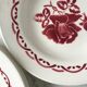 Lot of 5 hollow plates Digoin Sarreguemines model Michel