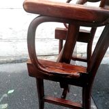 Thonet cinema chair in turned wood 1930
