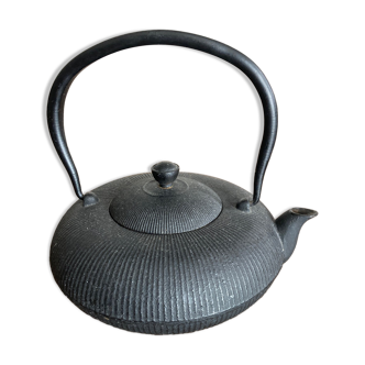 Cast iron teapot