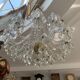 Lustre tchèque en cristal taillé, 12 bras