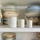 3 white porcelain aluminate pots from Limoges