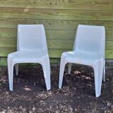 Pair of Helmut Batzner chairs for Bofinger