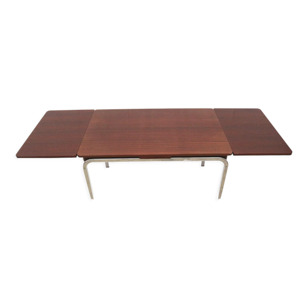 Table à manger extensible vintage fabriquée dans les années 1970