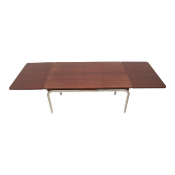 Vintage extendable dining table made in the 1970s