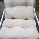 Pair of armchairs from the 70s chrome tubes and cotton canvas
