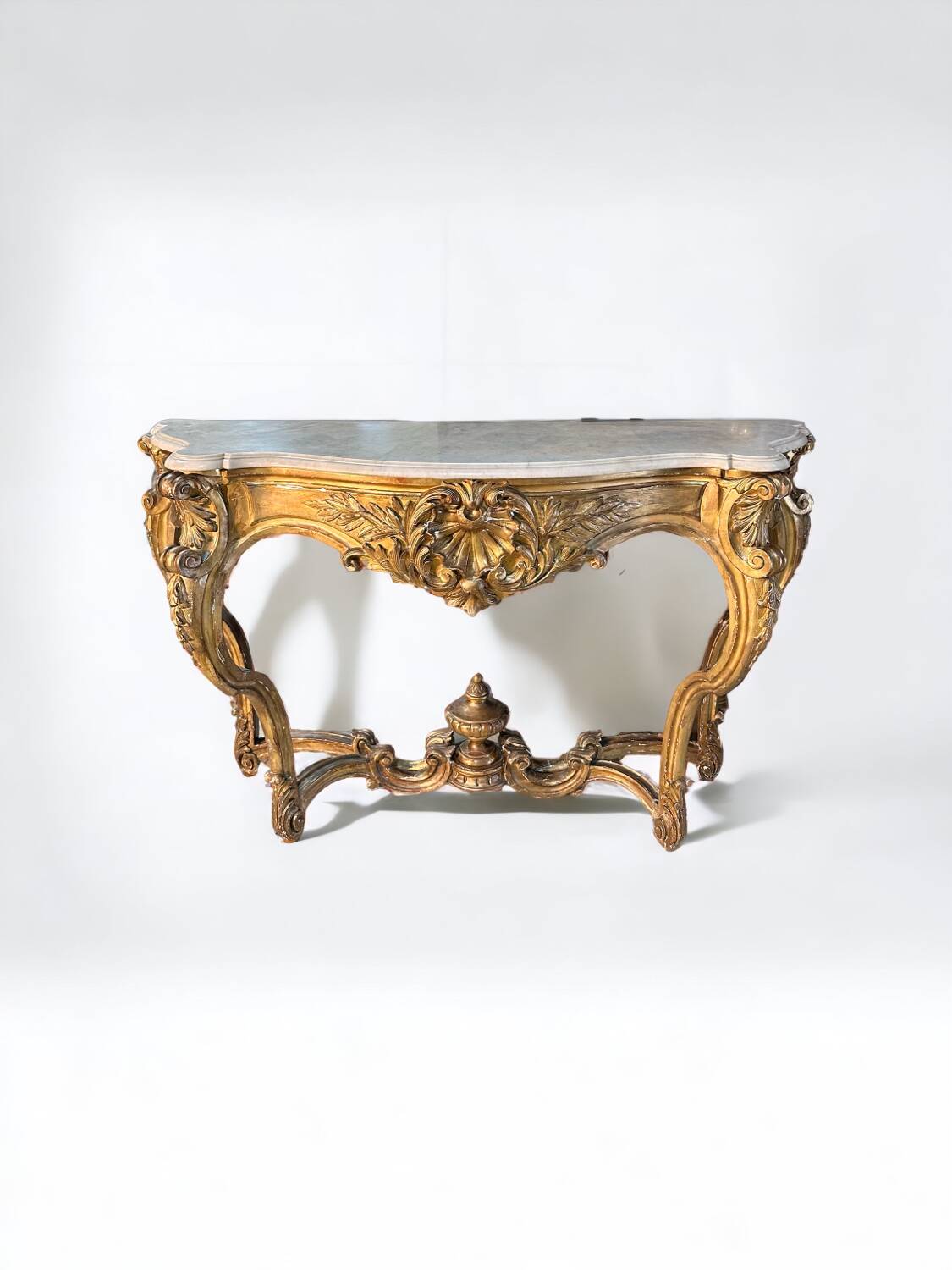 Gilded Louis XV style console