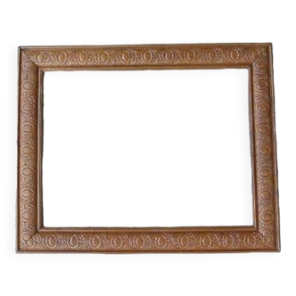cadre ancien en bois  50,5 x 38,5 cm