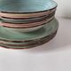 Ensemble de 7 assiettes plates et creuses vintage