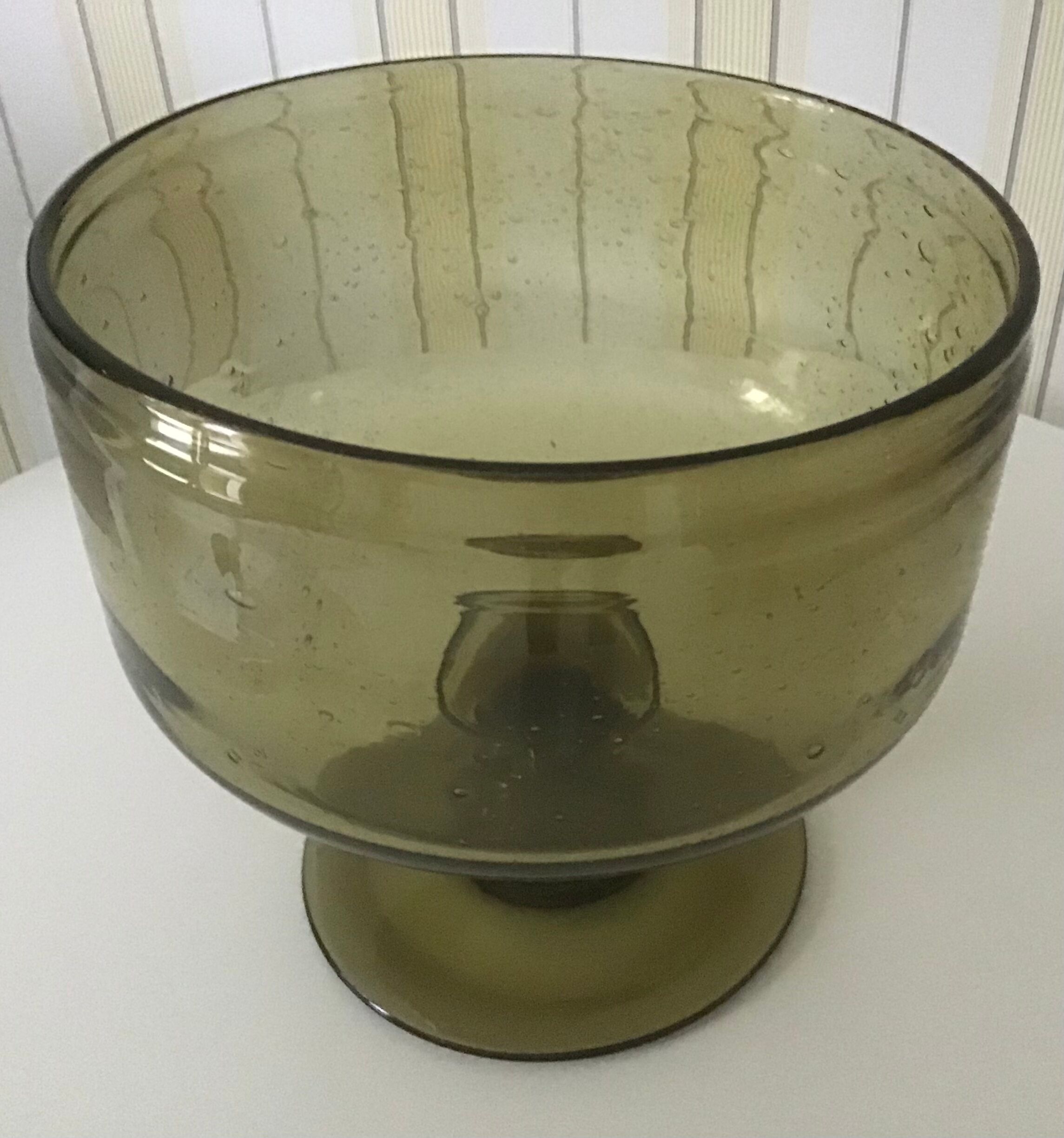 Biot blown glass sangria punch cup