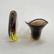 Set of Art Glass Bowl and Ashtray by designer Josef Cvrček, 1960's