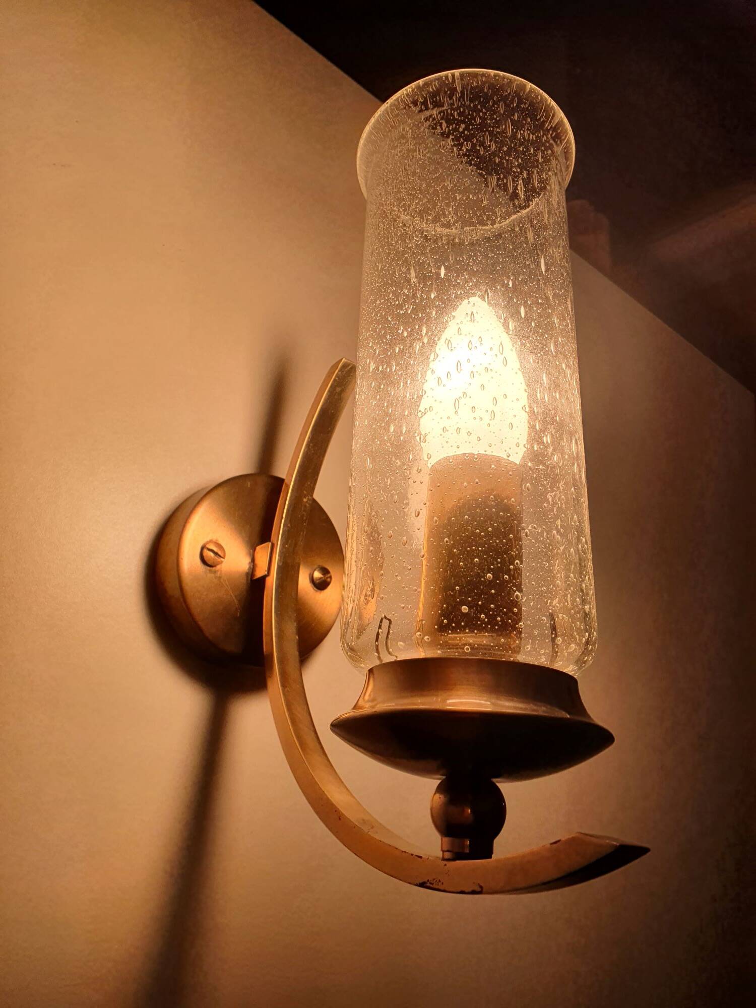 Pair of vintage wall sconces