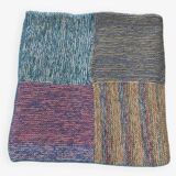 Small wool patchwork blanket
