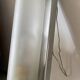 Lamp wall lamp vintage tube sandblasted glass and mounting chrome