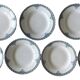 7 antique deep plates in Saint-Amand earthenware (Nord)
