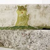 polychrome cement planters from Emile Taugourdeau’s Zoological Garden - set of 4