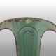 Lot de 4 chaises vertes vintage modèle A de Tolix, France, années 1950