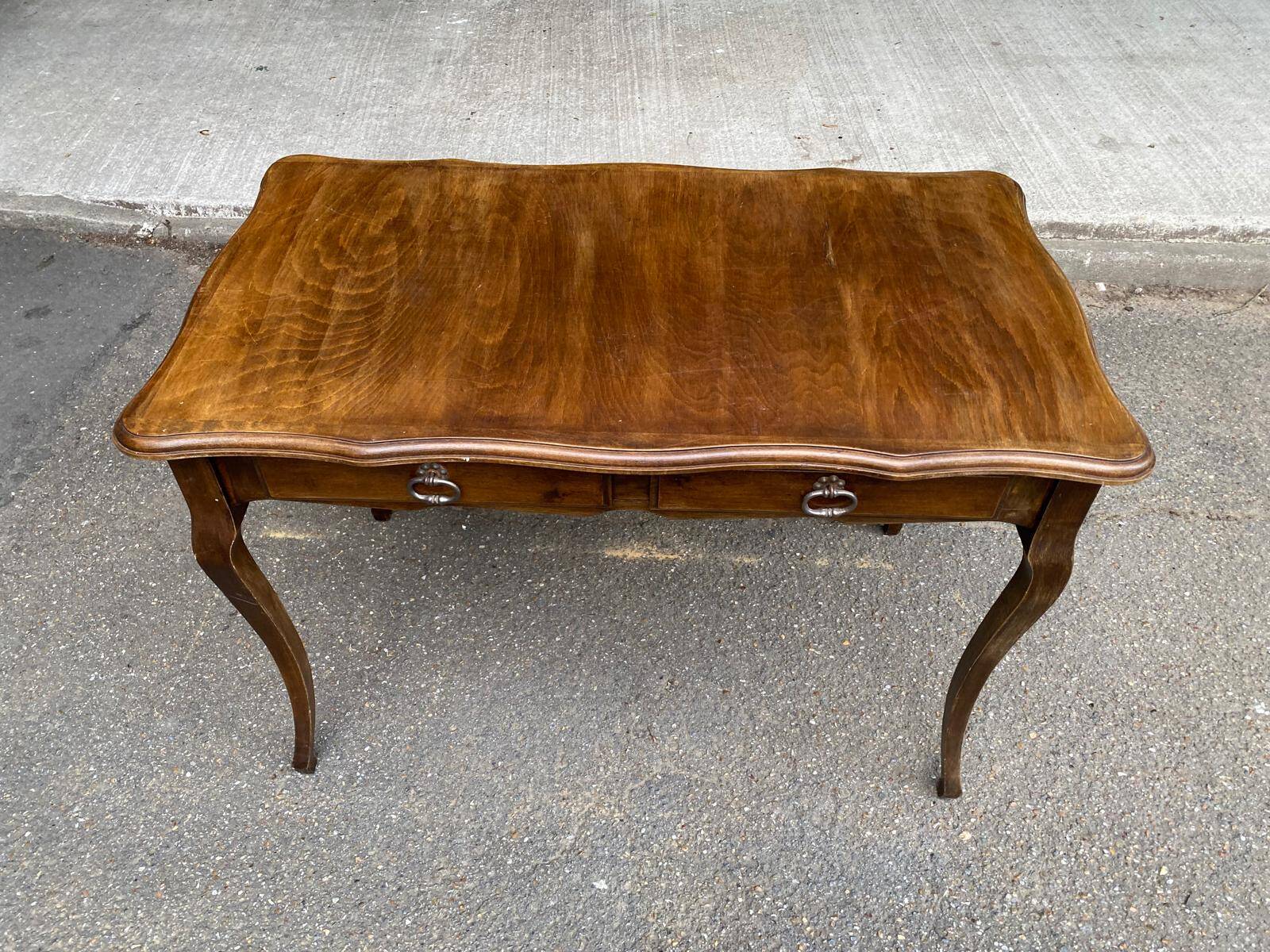 Vintage 19th century Louis XV style wooden desk