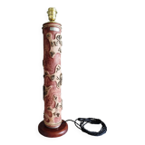 Lamp base from an old fabric printing cylinder