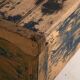 Antique chest painted blue made of pine – Central Europe, circa 1870
