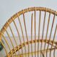 Rattan basket armchair, 1960s
