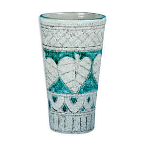Vase italien Sgraffito