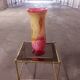 LARGE BIOT BLOWN GLASS VASE, SABA FRERES